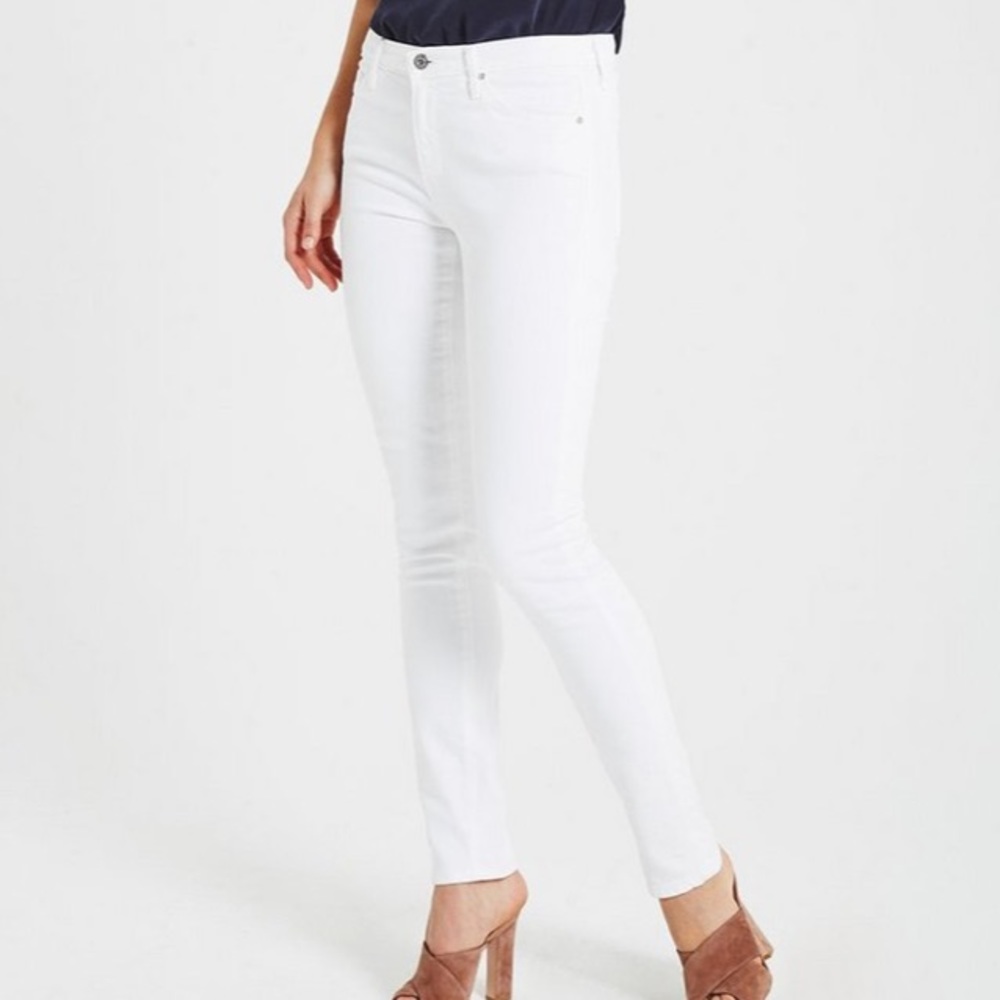 AG The Prima white denim jeans 26R